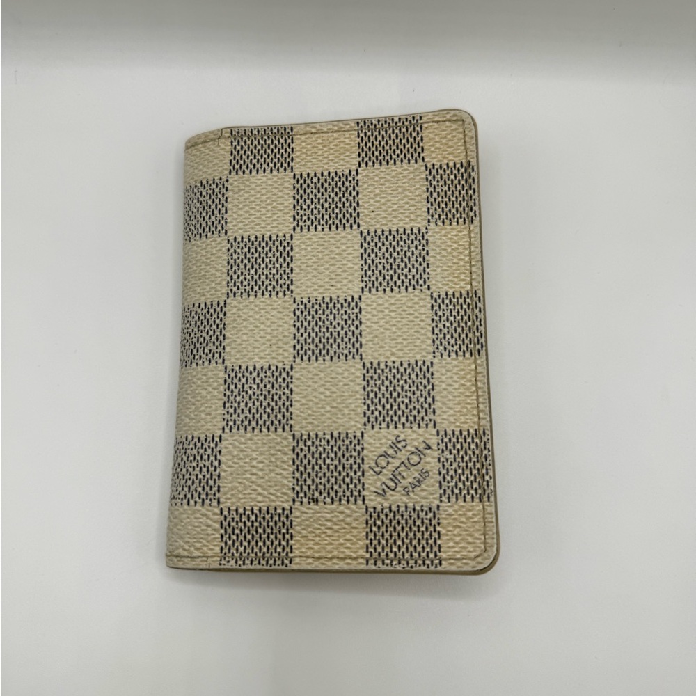 Louis vuitton damier azur pocket organizer wallet card case